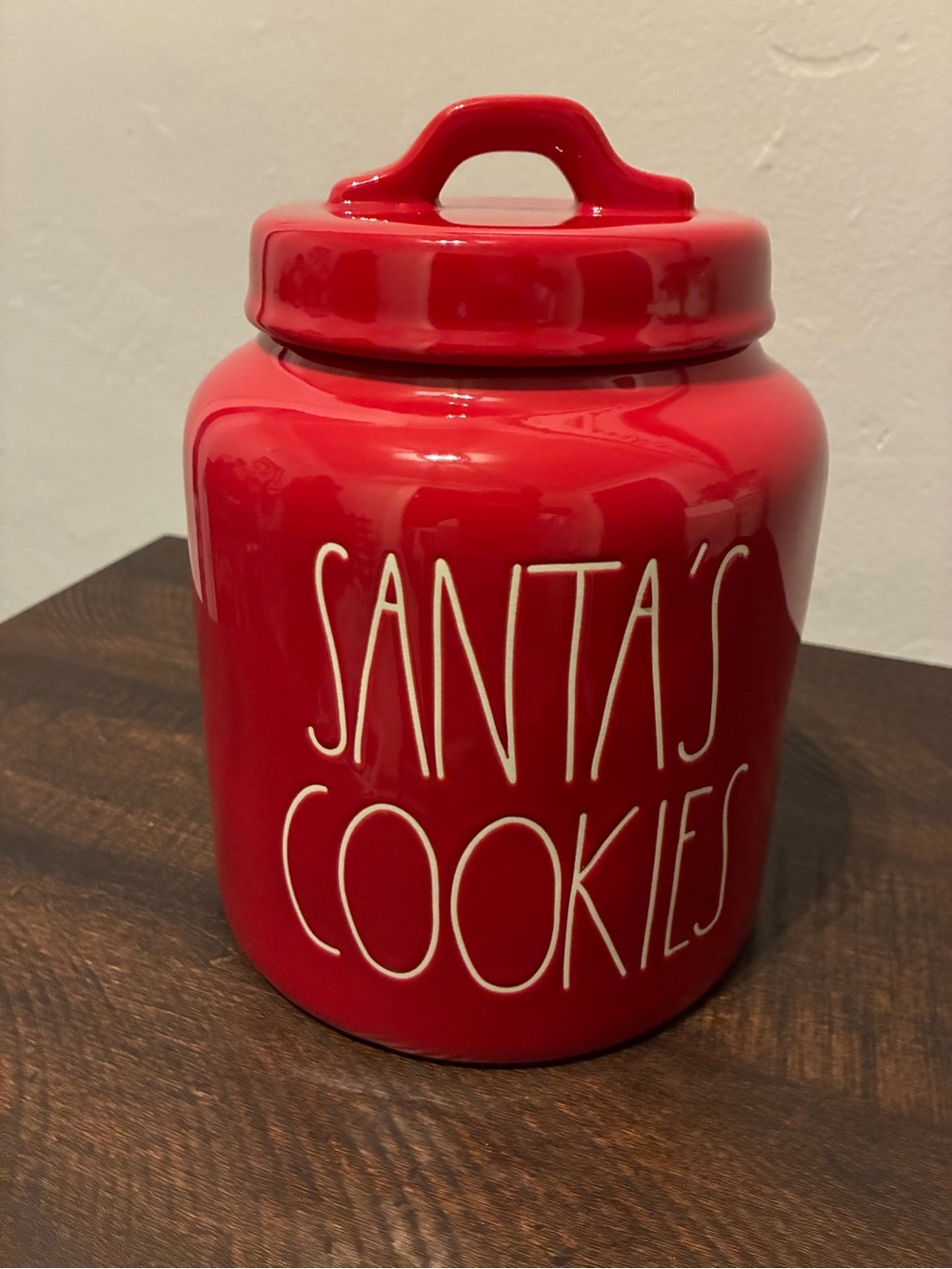 Rae Dunn SANTA’S COOKIES Canister